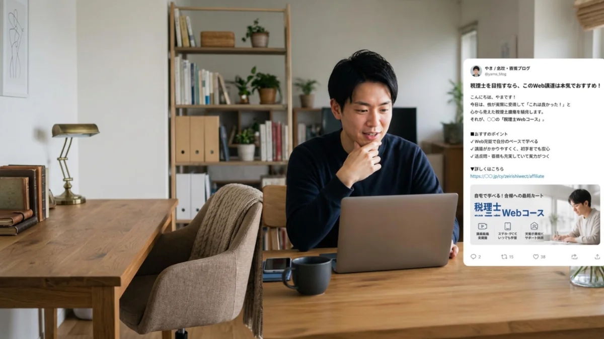 学習中の受講生のイメージ